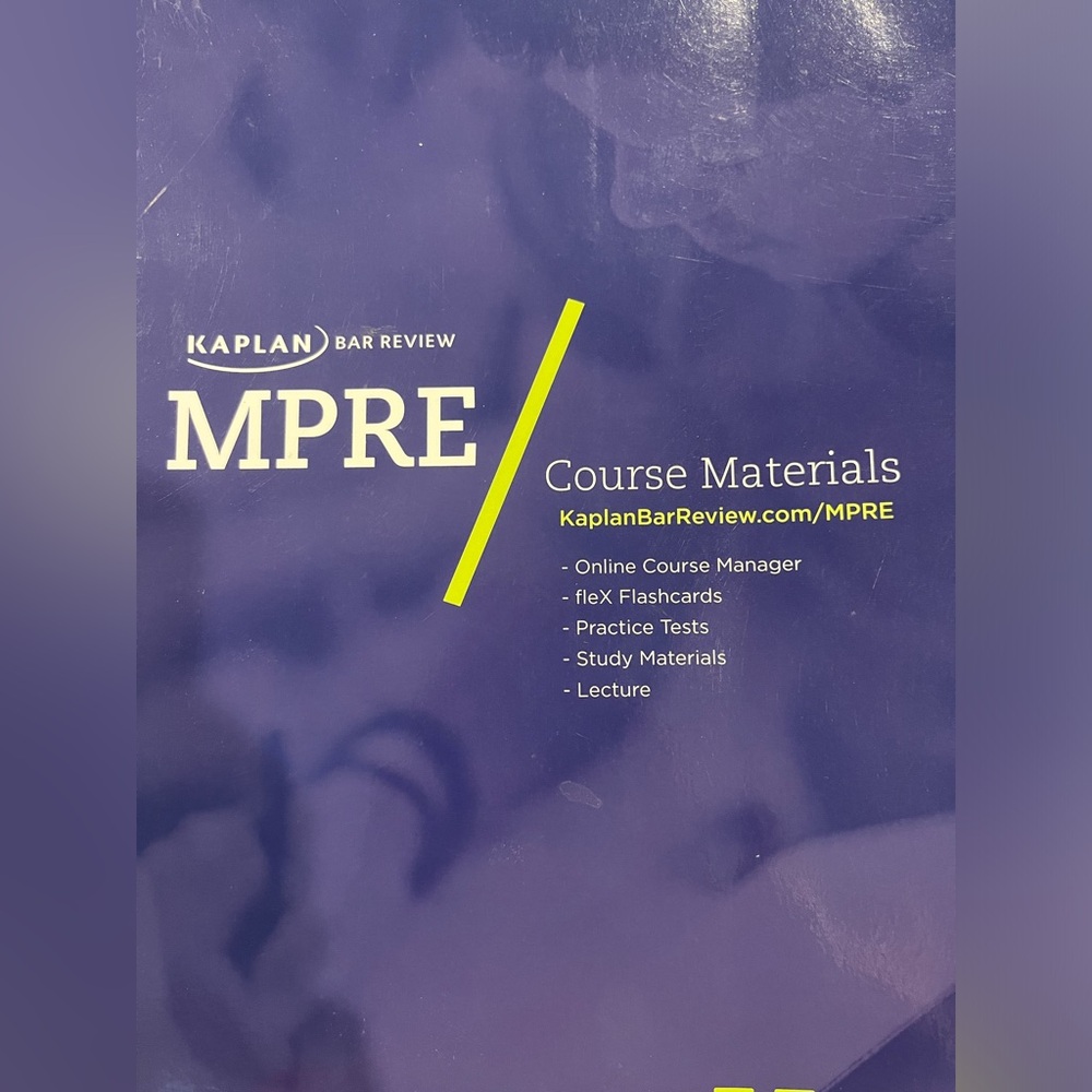Kaplan Bar Exam Prep Book - MPRE